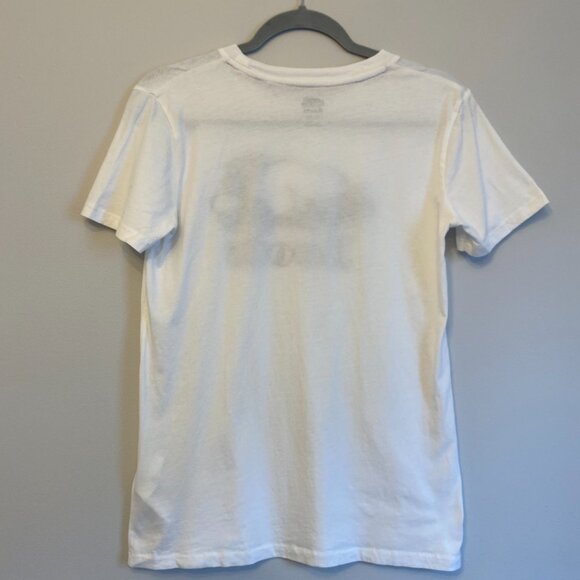 Roots Graphic Logo T-Shirt – White, Size XS - Picture 2 of 3